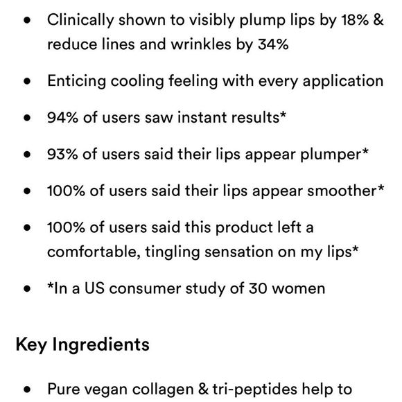 $7โค๏ธโ๐ฅ LAST 1! BUXOM Plump Shot Collagen Infused Lip Serum FILLER NEW Plumping - Picture 8 of 9